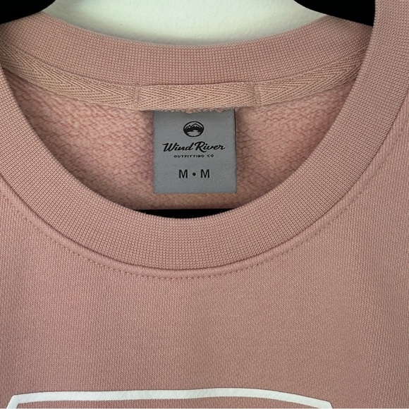 Wind River Women’s Pink Crewneck Sweatshirt – Mountain & Bear Graphic, Size M - Picture 3 of 8